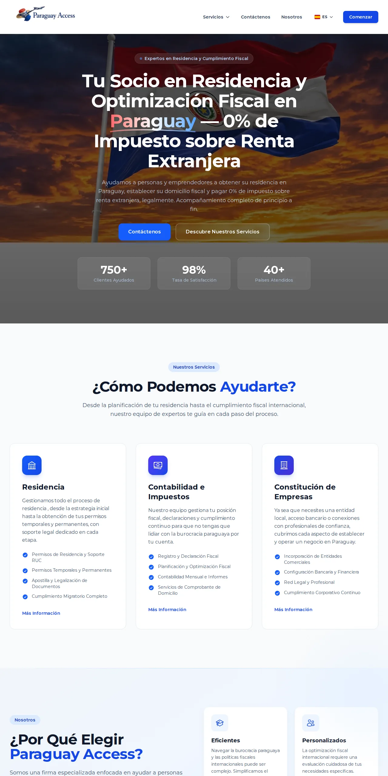 Vista del proyecto ParaguayAccess